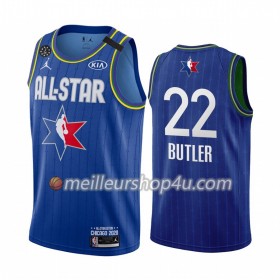 Maillot Basket Homme Miami Heat Jimmy Butler 22 2020 All-Star Jordan Brand Bleu Swingman